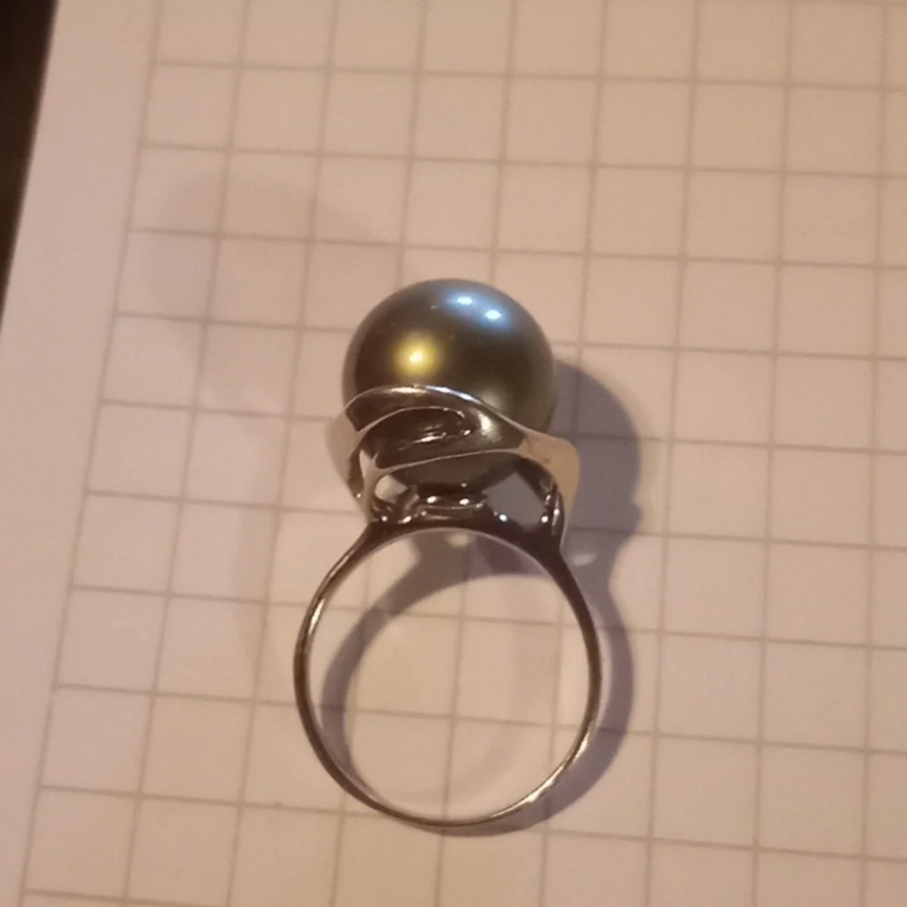 Tahitian pearl ring - Picture 4 of 8